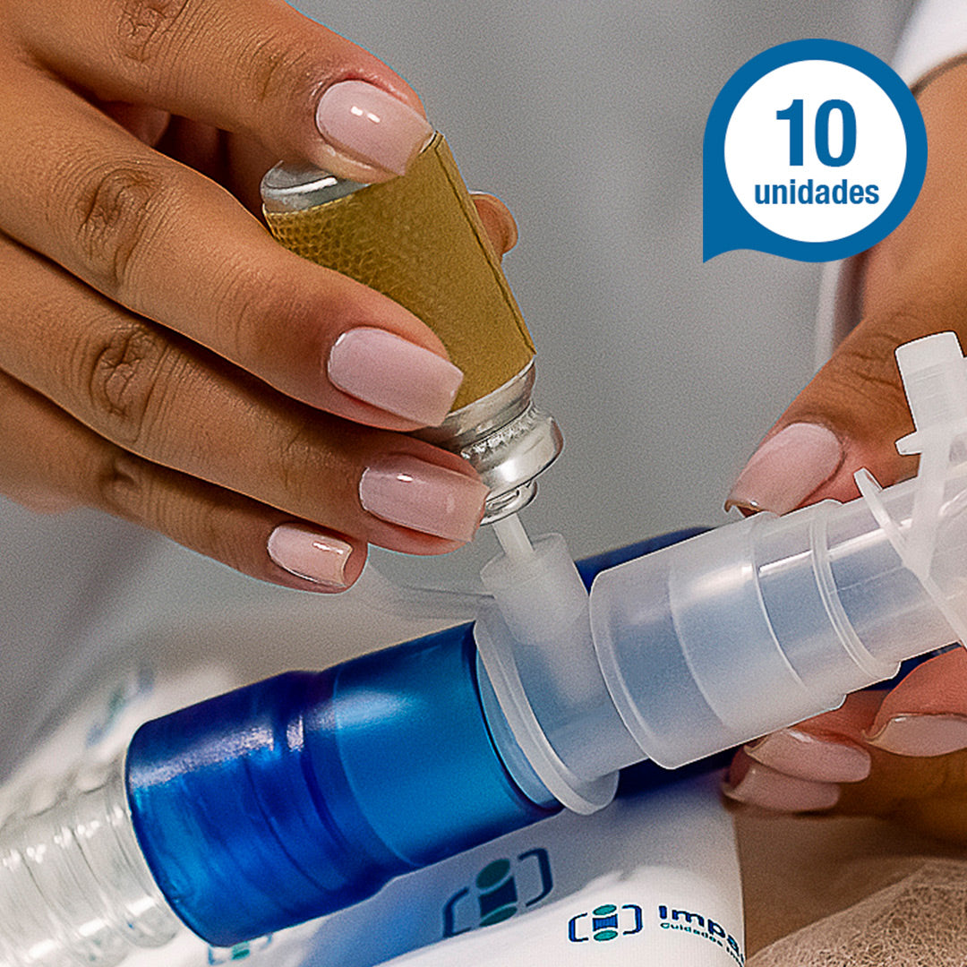 Conector P/ Aerossol (MDI) Entrada De 22mm - c/ 10und