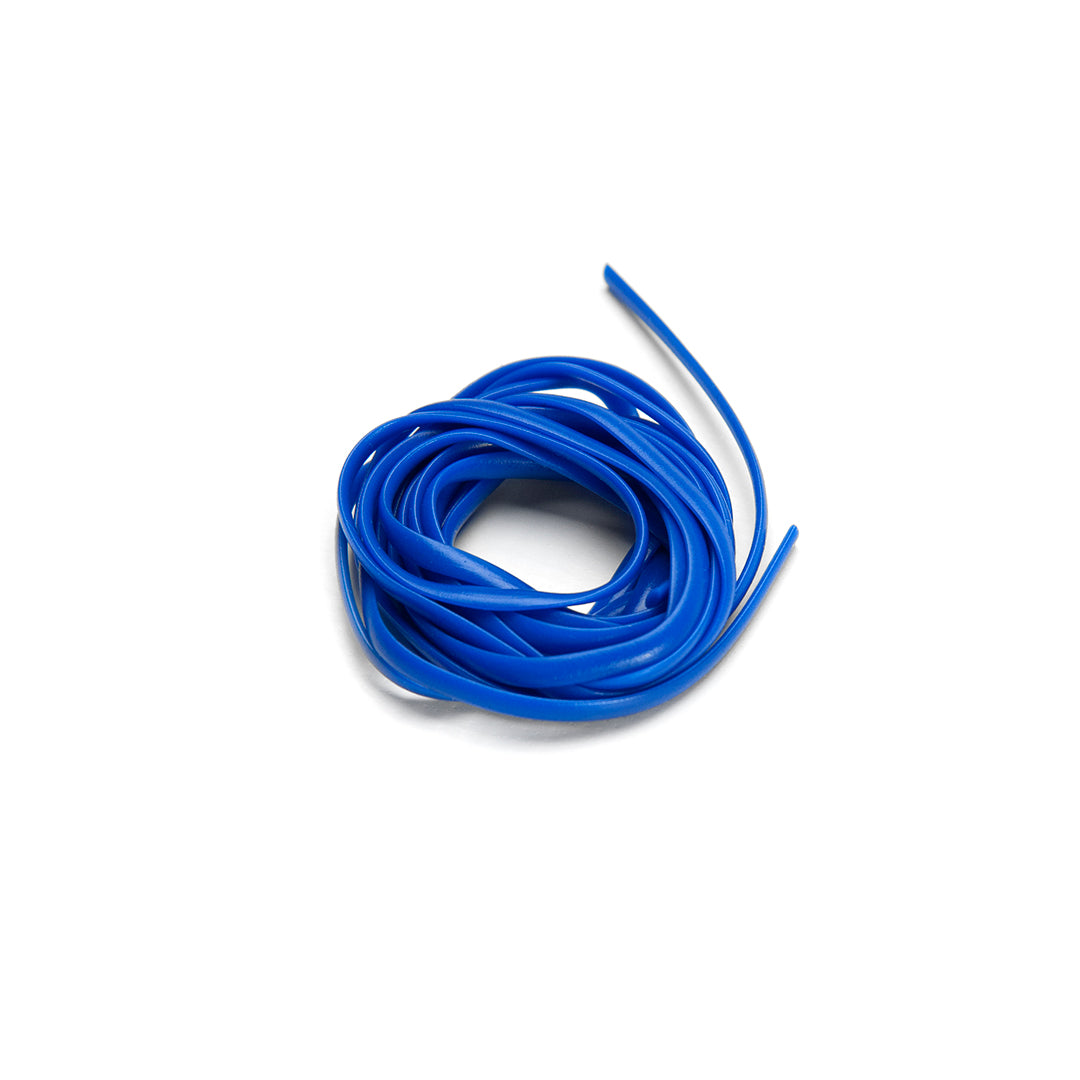 Cadarço Vascular em Silicone AZUL MINI - 0,83 X 457mm - 0,03X18" - Pacote c/02 unidades