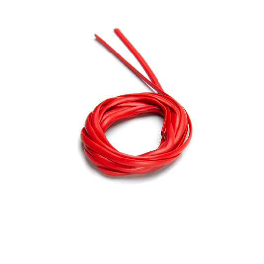 Cadarço Vascular em Silicone VERMELHO MINI - 0,83 X 406mm - 0,03X16" - Pacote c/02 unidades